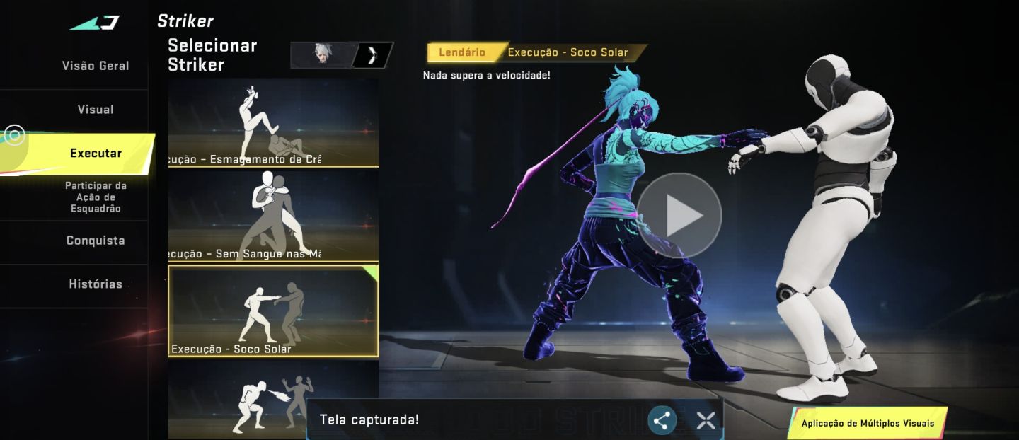 Conta de blood straik iskins míticas e ultras e muito maís