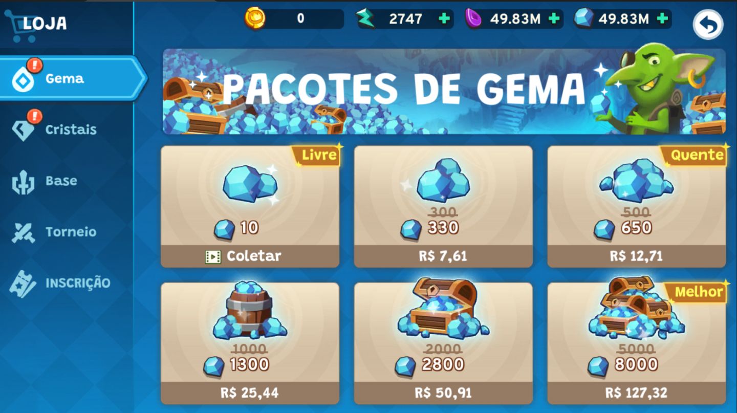 EMPIRE DEFENDER | GEMAS E CRISTAIS | ANDROID | ENTREGA RÁPIDA