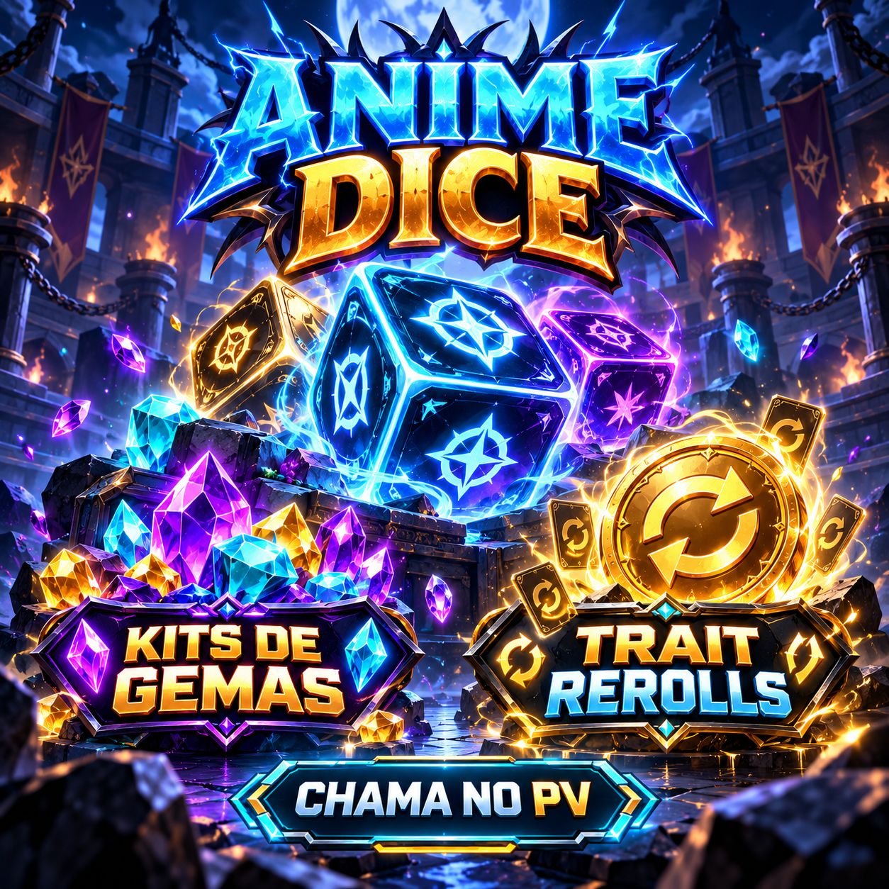 Kits Evolução - Anime Dice