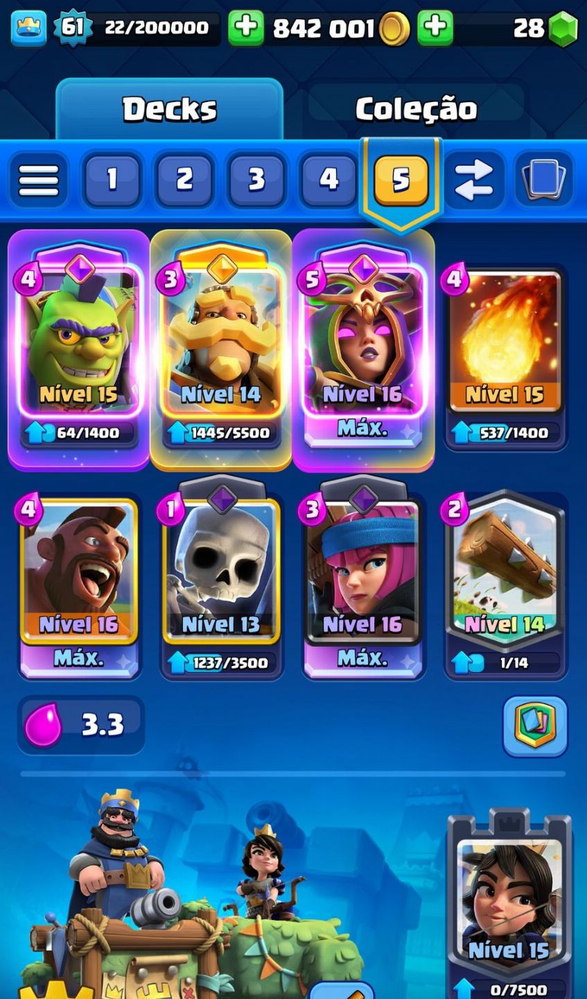 Conta de clash royale lvl 61 ( SUPER BARATA, EXCLUSIVA)