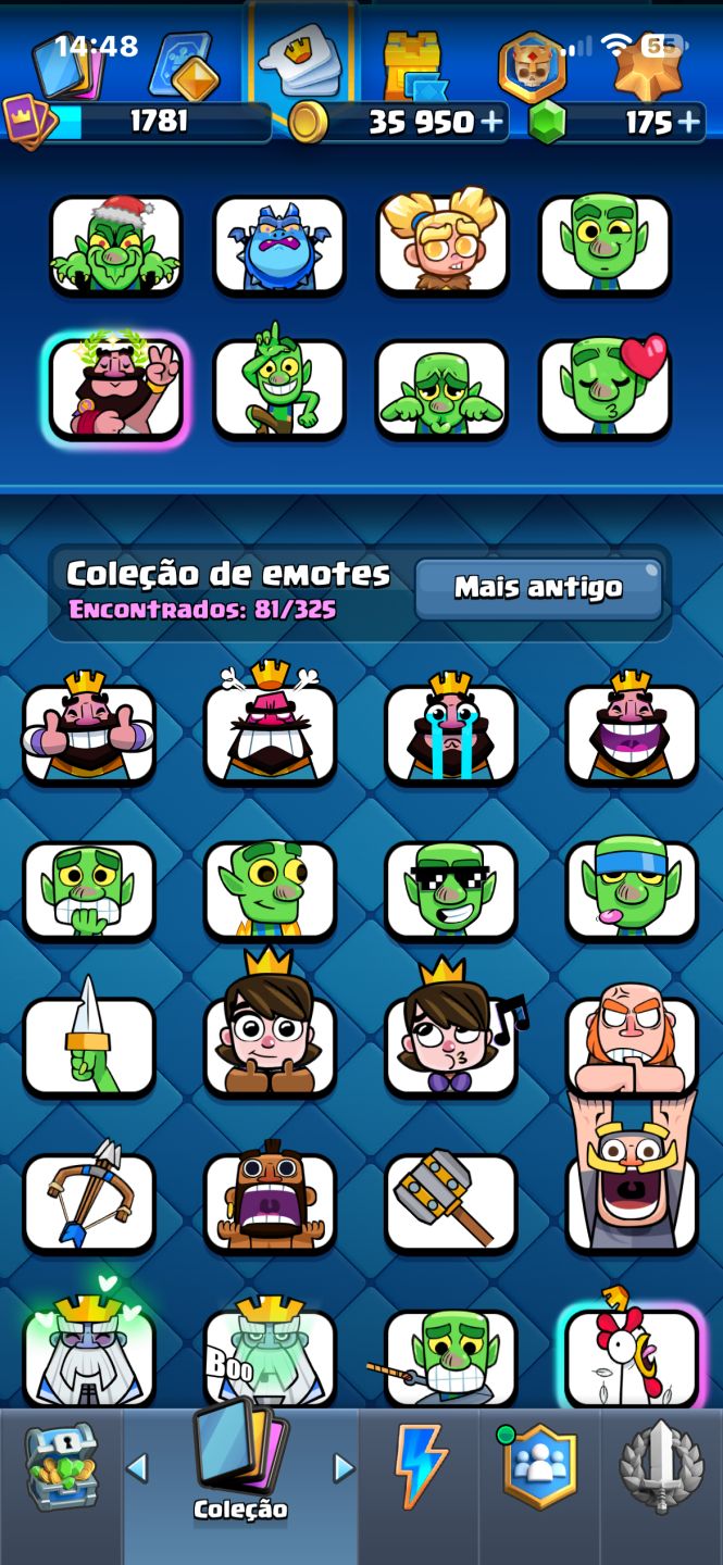 Conta de Clash off Clans e Clash royale
