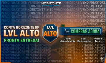 CONTA HORIZONTE RP - LVL ALTO - BARATA PRA SAIR HOJE!