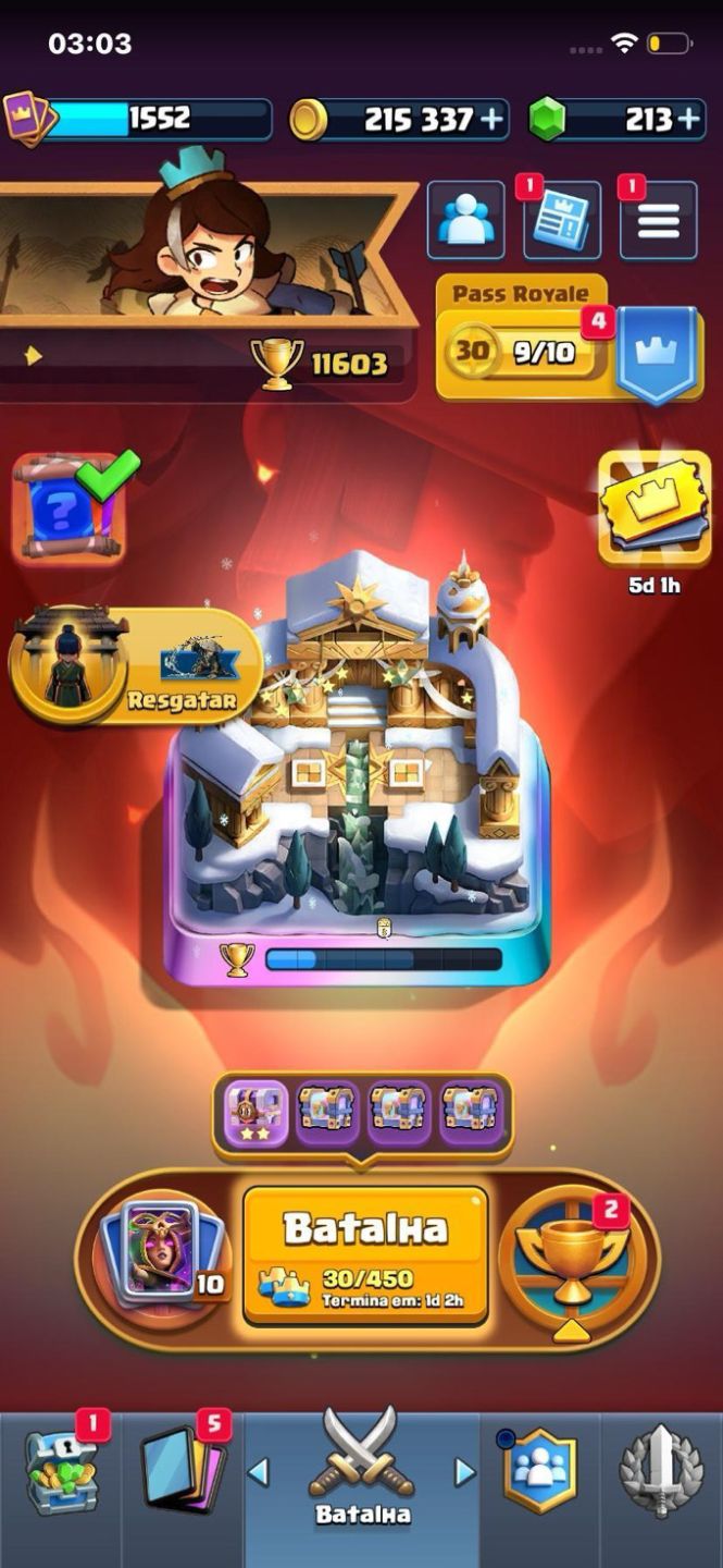 CONTA CLASH ROYALE TOP 11.600+