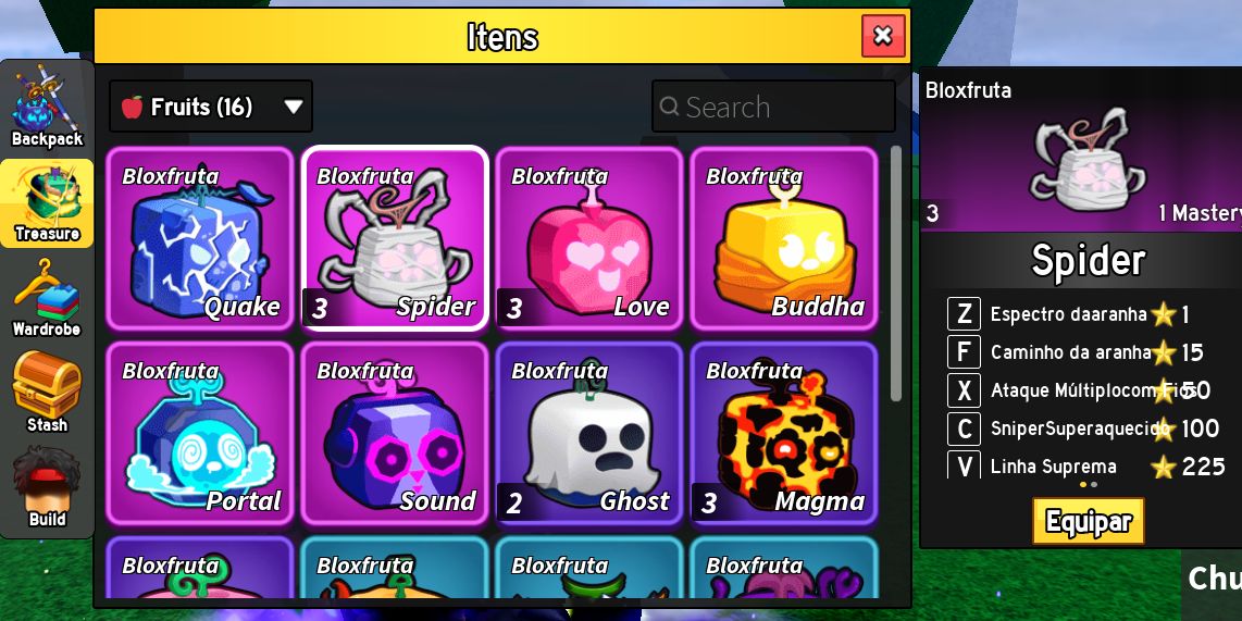 Conta de Blox fruits Full com Dragon, kitsune, tiger perm Possui Todas gamepass