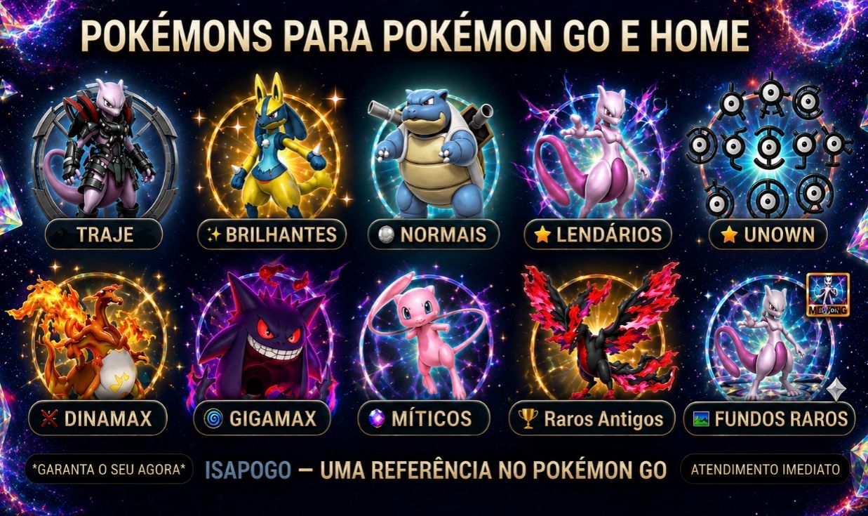 ESCOLHA SEU POKEMON PARA GO-HOME GIGAMAX,DINAMAX,TRAJES,LENDARIO,COMPETITIVO