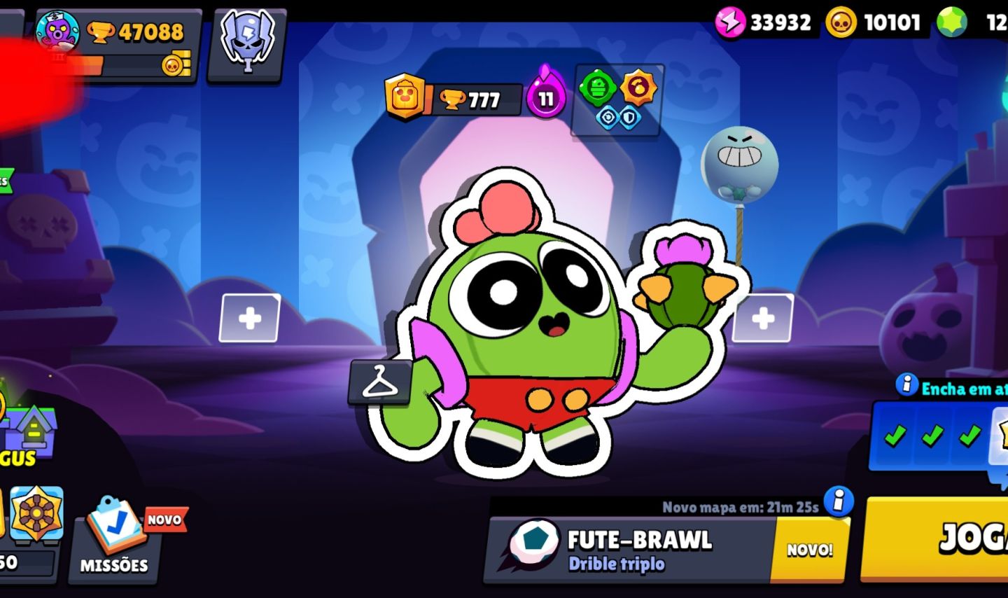 CONTA DE BRAW STARS 47088 Troféus, conta de 2021. (Valor negociável)