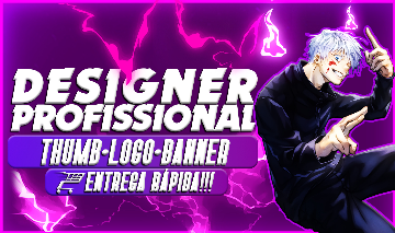 DESIGNER GRÁFICO | BANNERS, THUMBNAILS E LOGOS