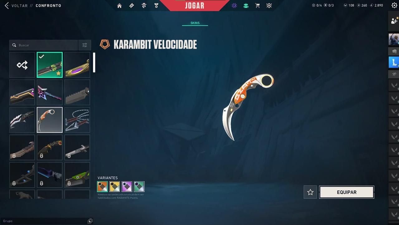CONTA VALORANT (MUITAS VANDAL E SKINS...)