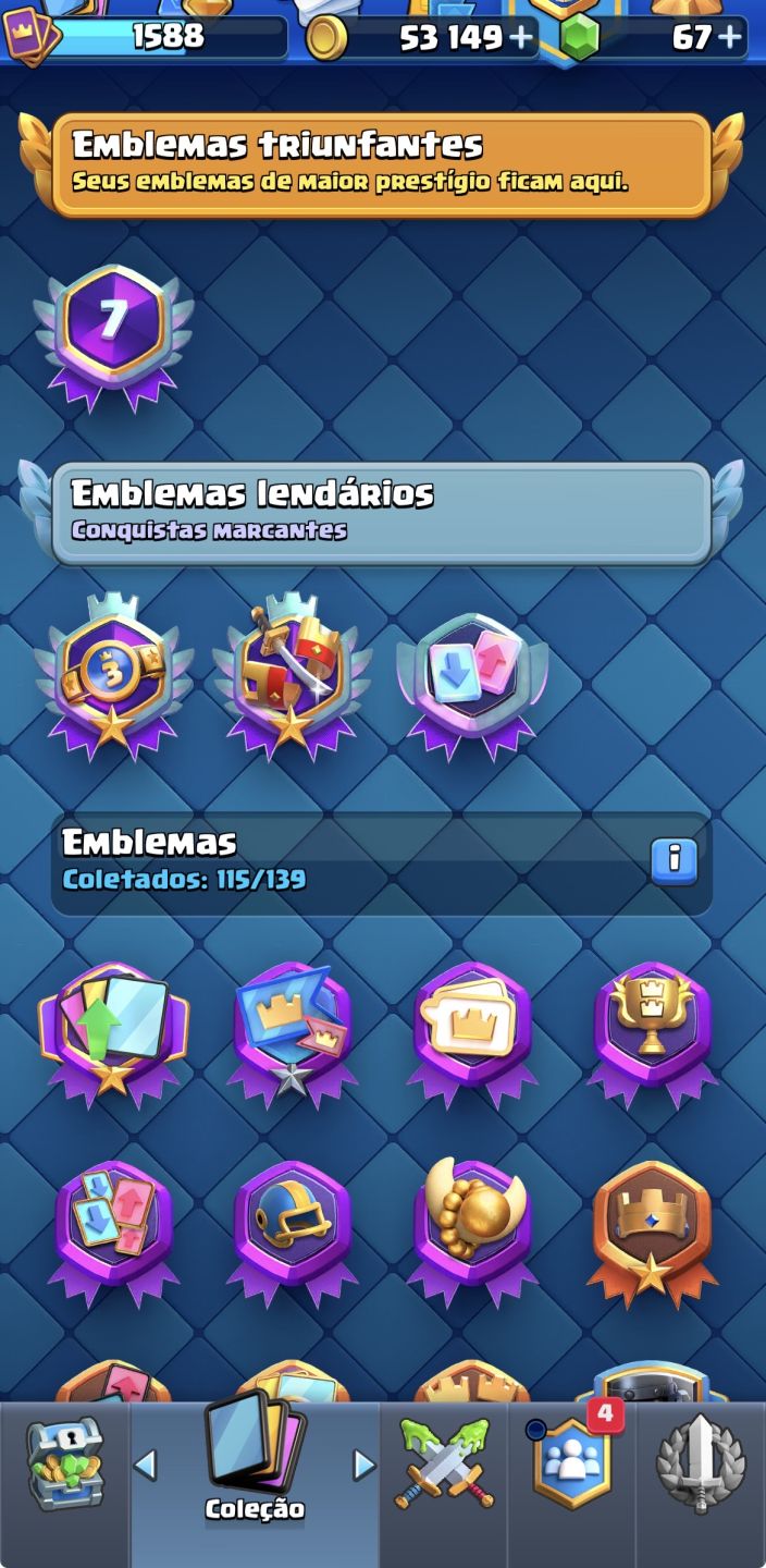 Conta Clash royale +2 BRINDES (Leia a descrição)