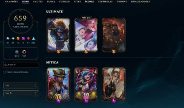 CONTA DE LEAGUE OF LEGENDS À VENDA!