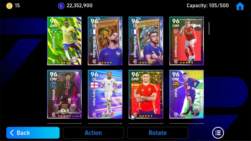 CONTA EFOOTBALL 3202 FC | VAN BASTEN 105 | CHIELLINI | 22.3M GP | XABI ALONSO