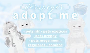 DESAPEGOS ADOPT ME ((MAIS BARATO QUE STARPETS))