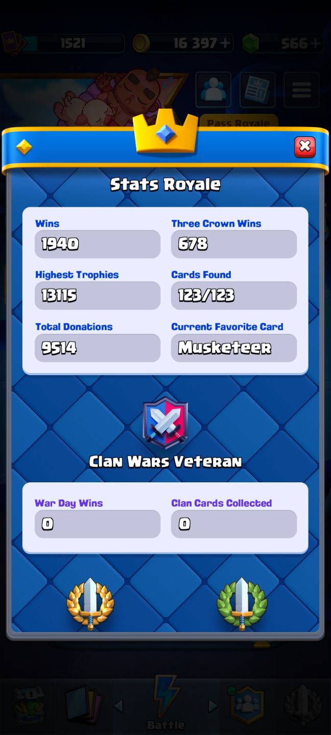 CONTA CLASH ROYALE | 13K TROFÉUS| DECK FULL 16