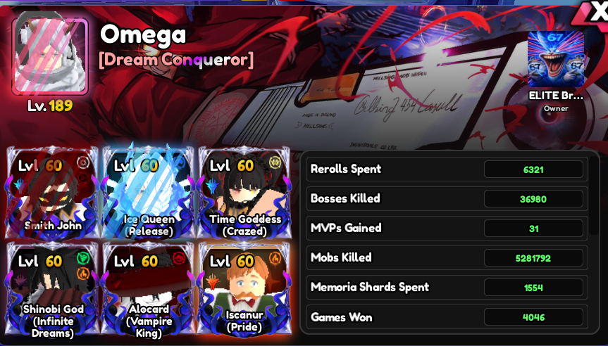 [UNITS] ANIME VANGUARDS 50% OFF {SERVIÇOS}