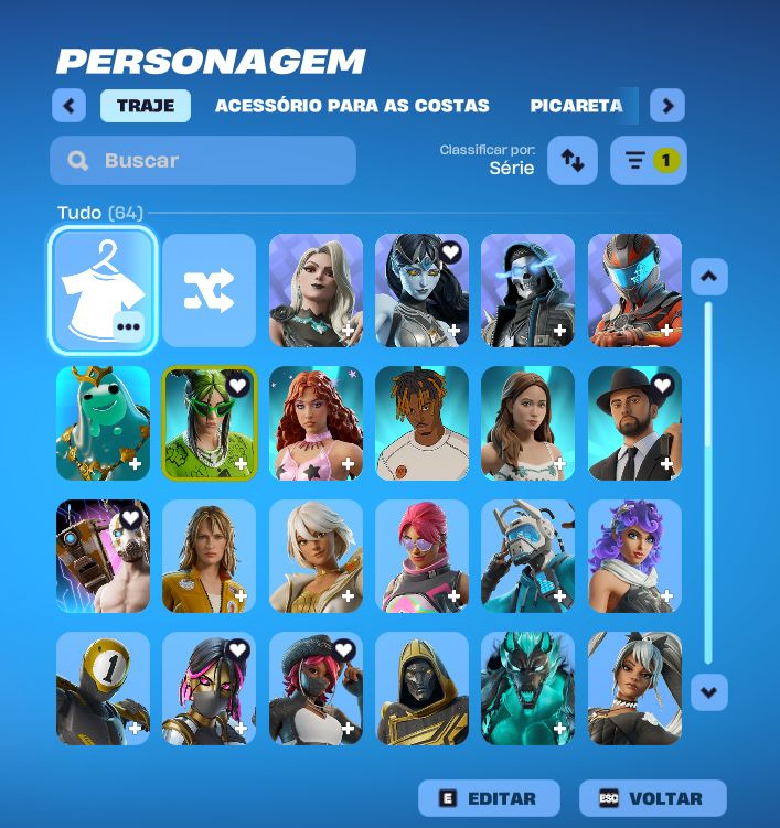 CONTA FORNITE, CONTA EPIC GAMES.