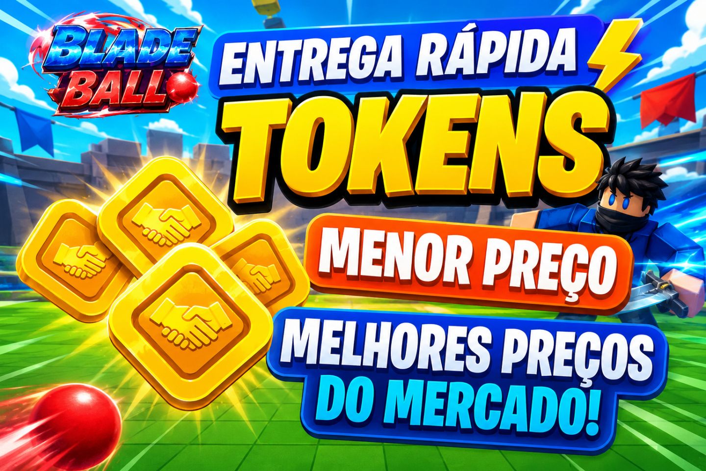 TOKENS BLADE BALL - MELHOR PREÇO!
