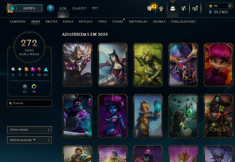 Conta LoL + VALORANT | Vandal Arcane | Todos os Champs e Agentes
