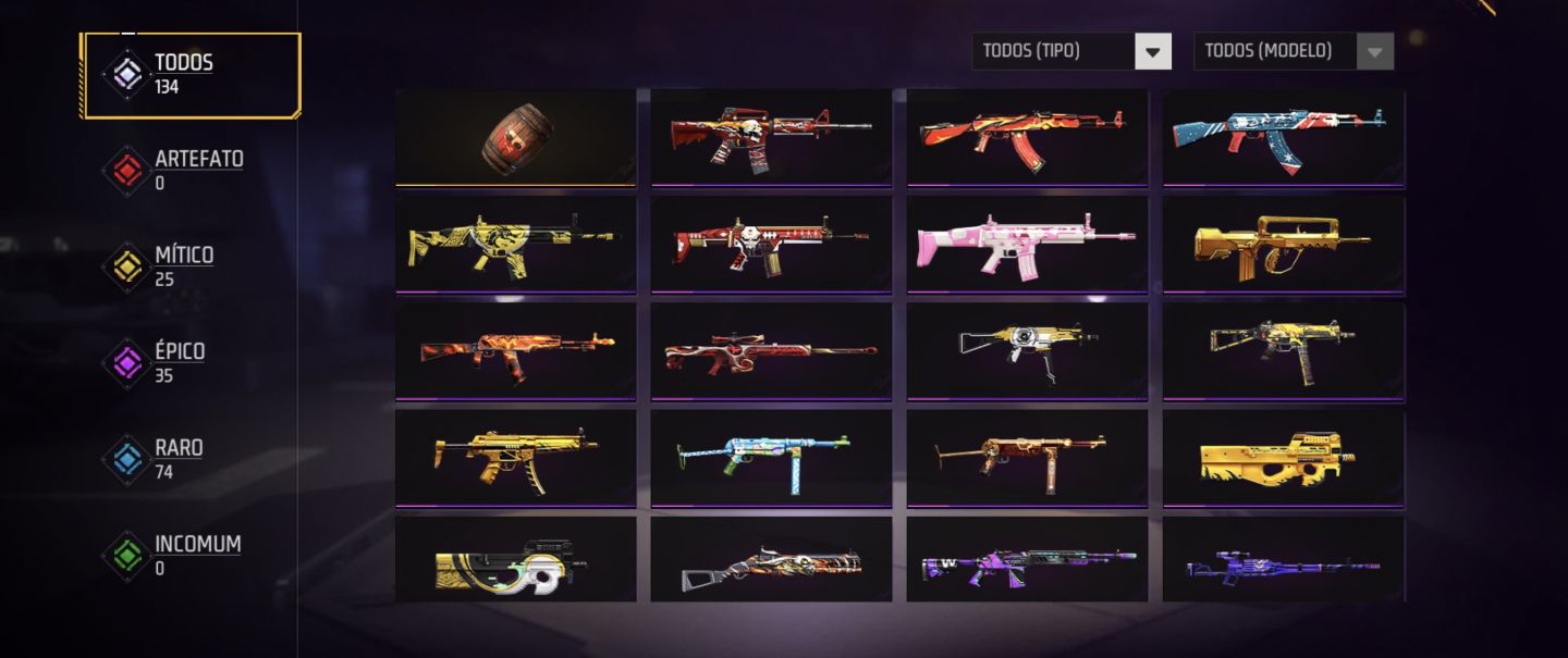 Conta Free Fire com Angelical Azul