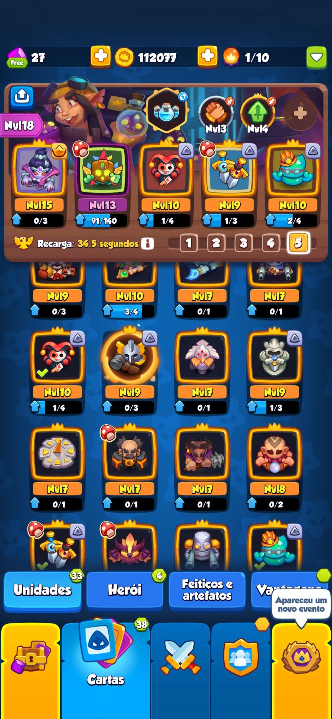 Conta Rush Royale BANSHEE 15