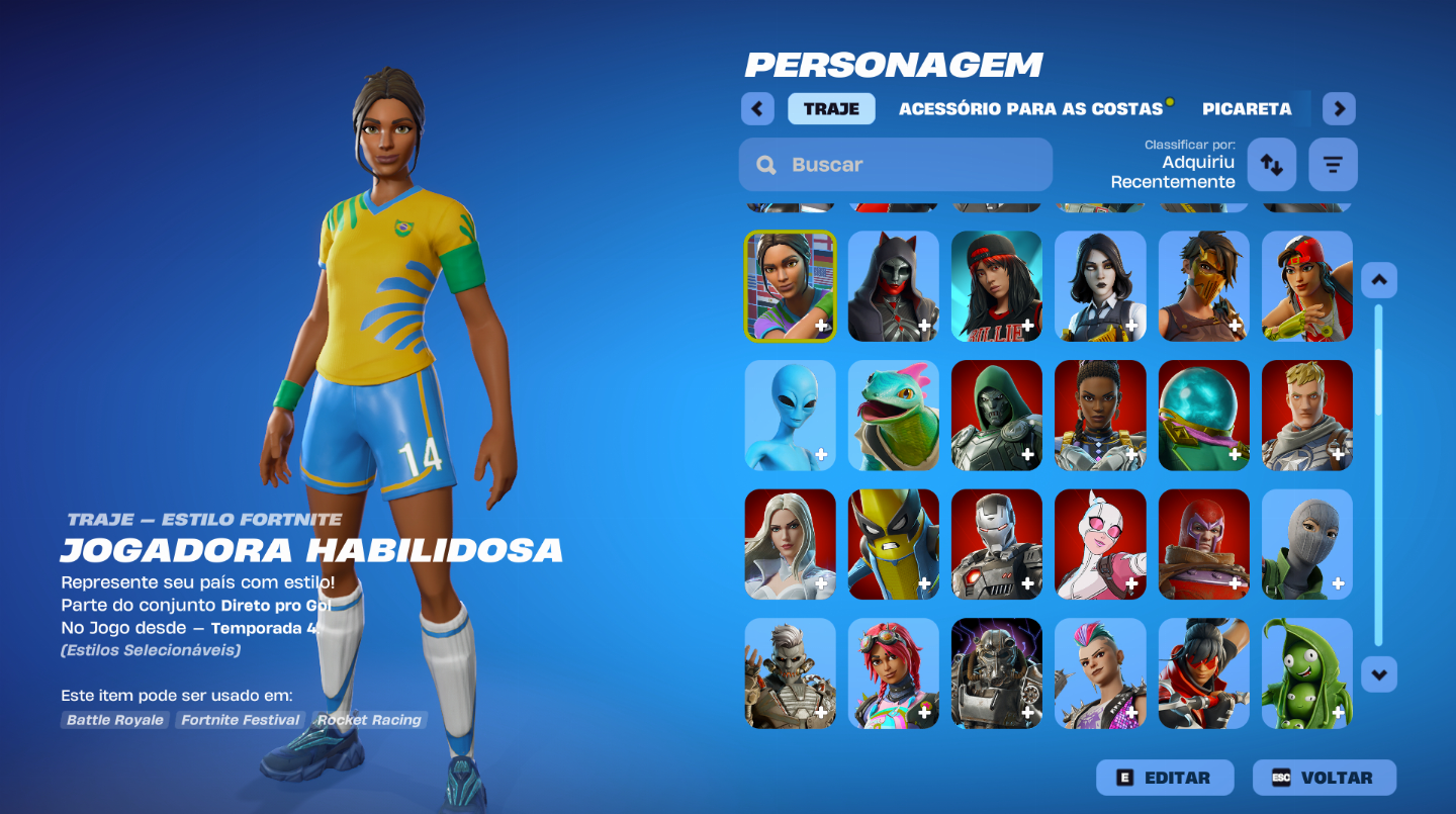 Conta Fortnite com Diversas skins e Gta online incluso na conta