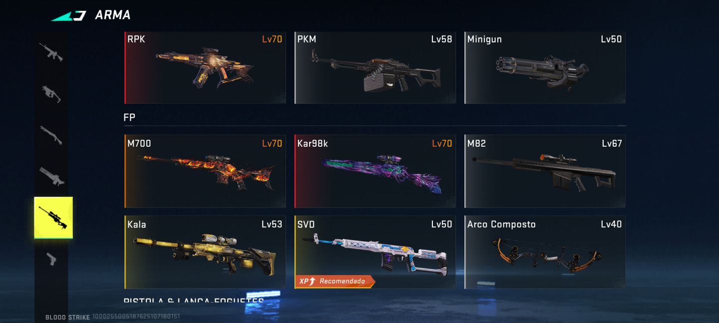 CONTA BLOOD STRIKE/ 3 SKINS EVO / SKIN ETERNAS E ULTRA