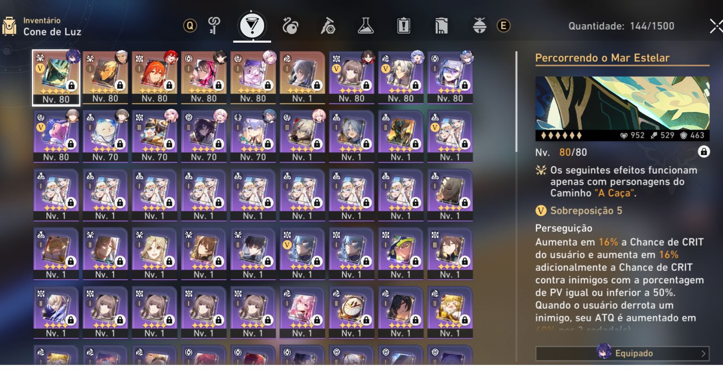 HSR - Himeko Nova E6S1, ArcherE0S1, EvernightE0S1, Dan2, Rin, Hyacine e Robin