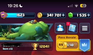 Conta Clash Royale - 12.041 Troféus | Diversas Cartas Nível 16