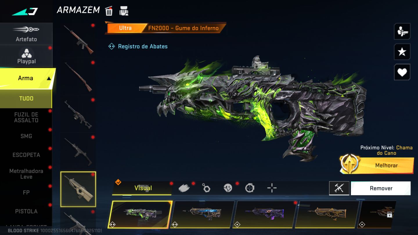 BLOOD STRIKE | LVL 50 | MÍTICO | SCAR EVO | MUITAS SKINS + VISUAIS DE COLAB