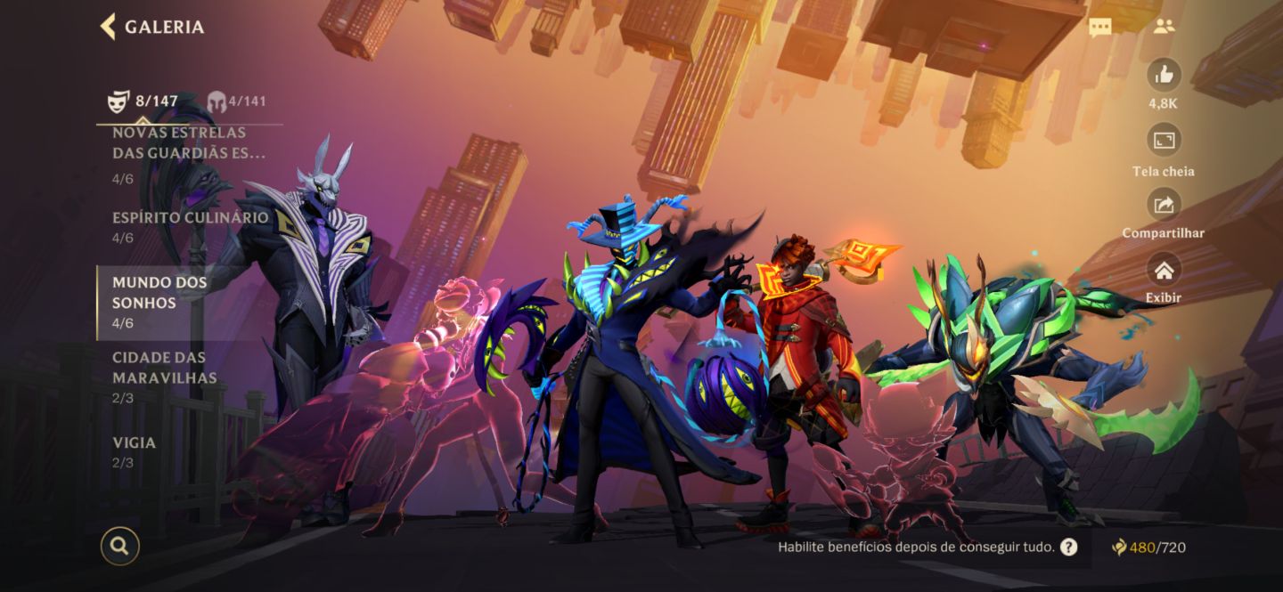 CONTA WILD RIFT DESAPEGO| 251 SKINS | 50K COLEÇÃO | MÍTICAS + PRESTÍGIO + SKINS