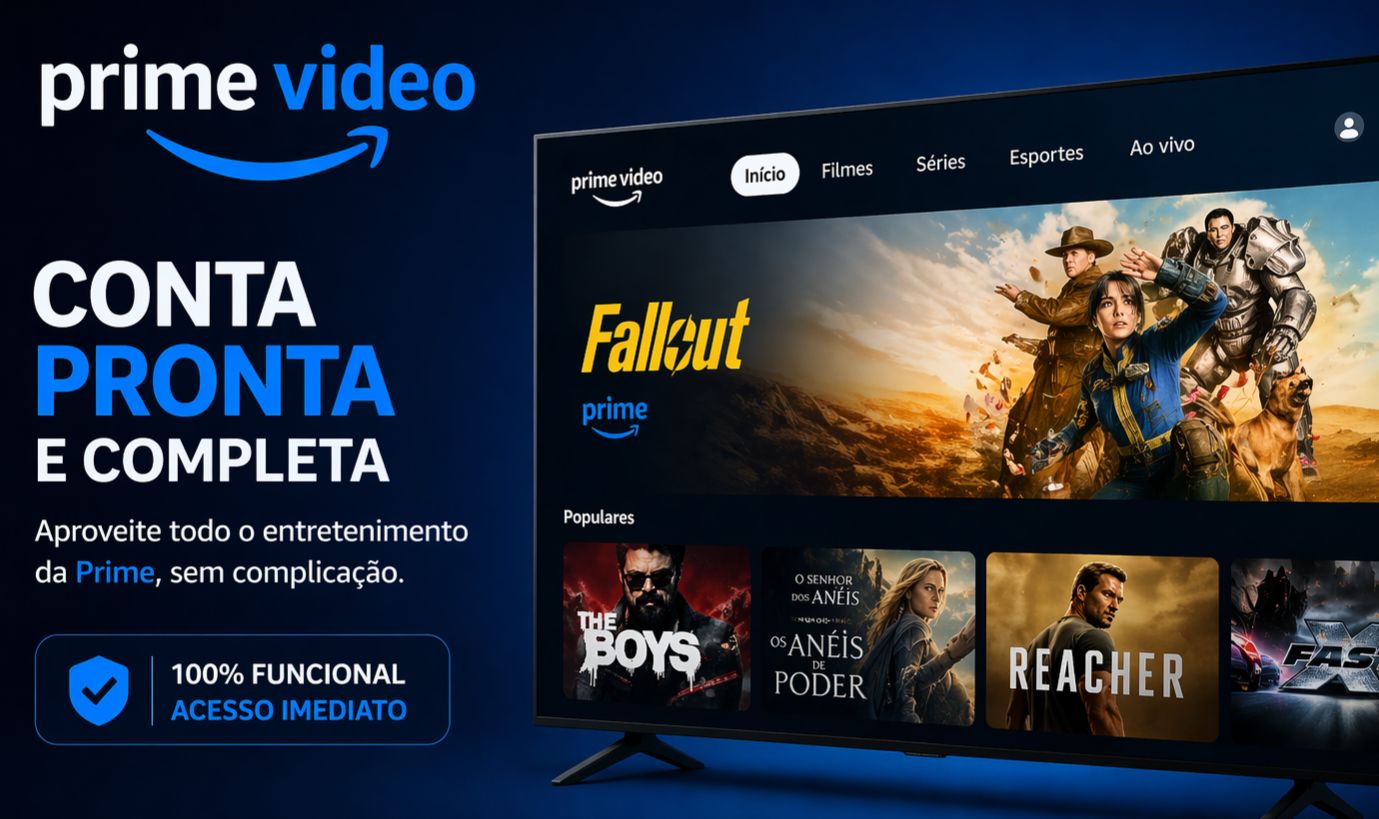 PRIME VIDEO CONTA COMPLETA 30 dias ENTREGA AUTOMATICA