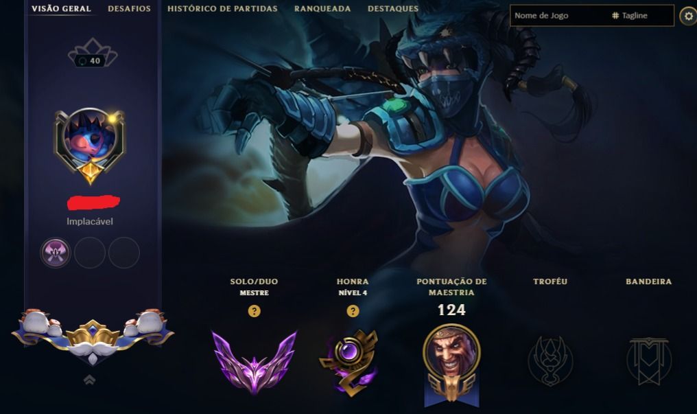 Conta Lol Mestre Soloq - Troca de Nick Disponivel