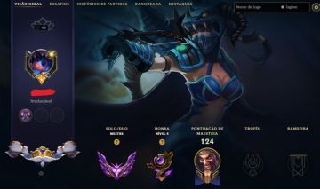 Conta Lol Mestre Soloq - Troca de Nick Disponivel