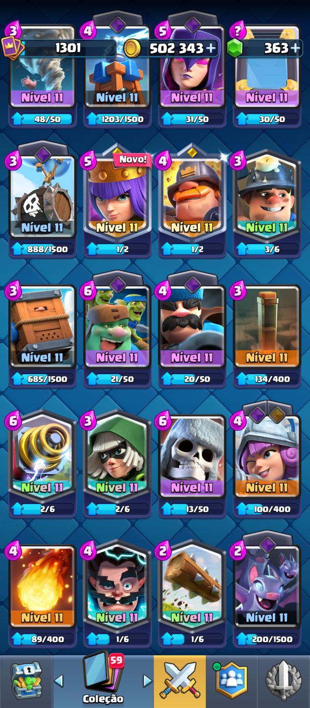 CONTA CLASH ROYALE EXCELENTE PARA VETERANOS E INICIANTES