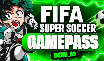 (MENOW PREÇO) FIFA Super Soccer/Superfutebol FIFA (GAMEPASSE/ROBLOX)