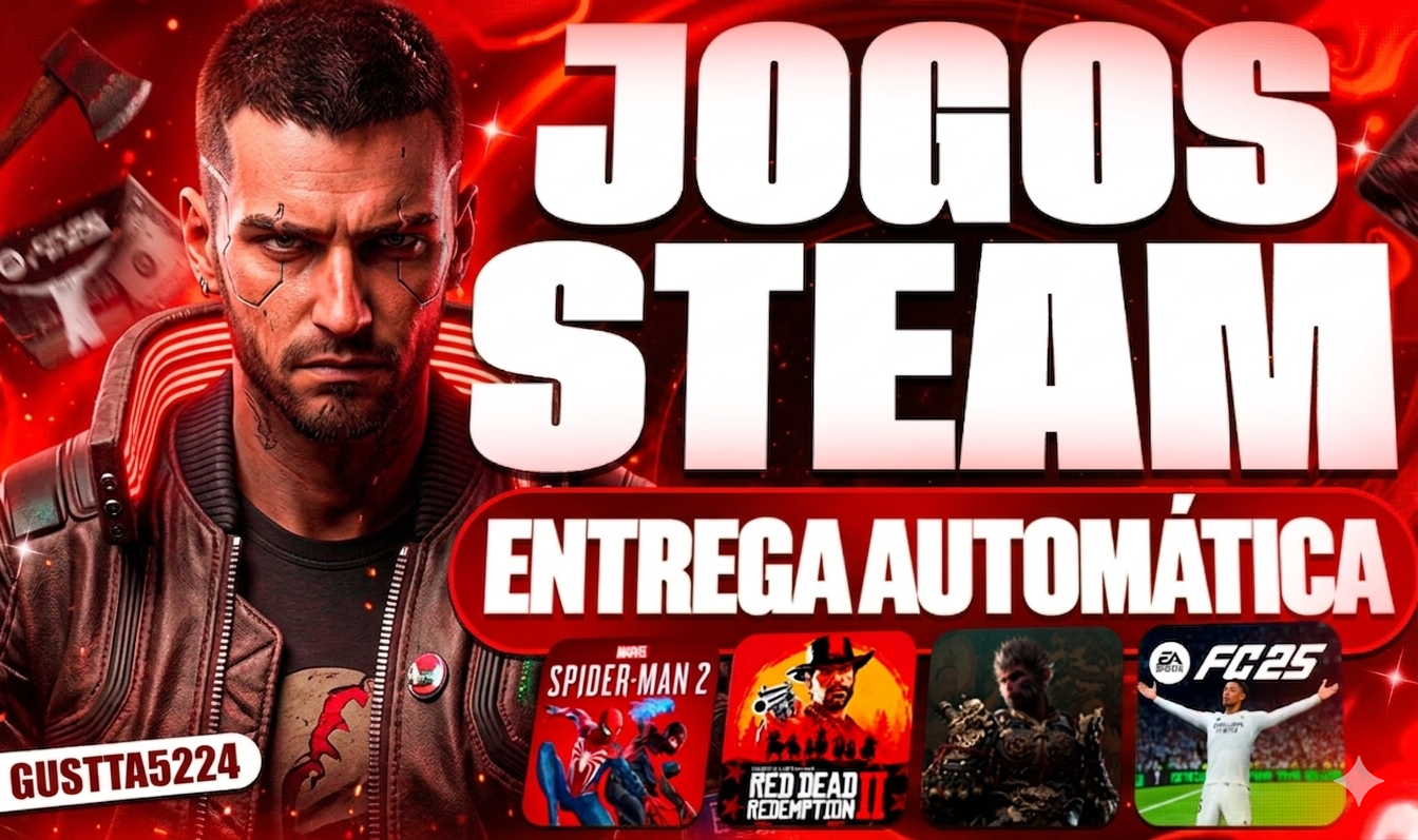 JOGOS DA ATUALIDADE > CONTAS STEAM OFFLINE PC[ENTREGA AUTOMÁTICA]