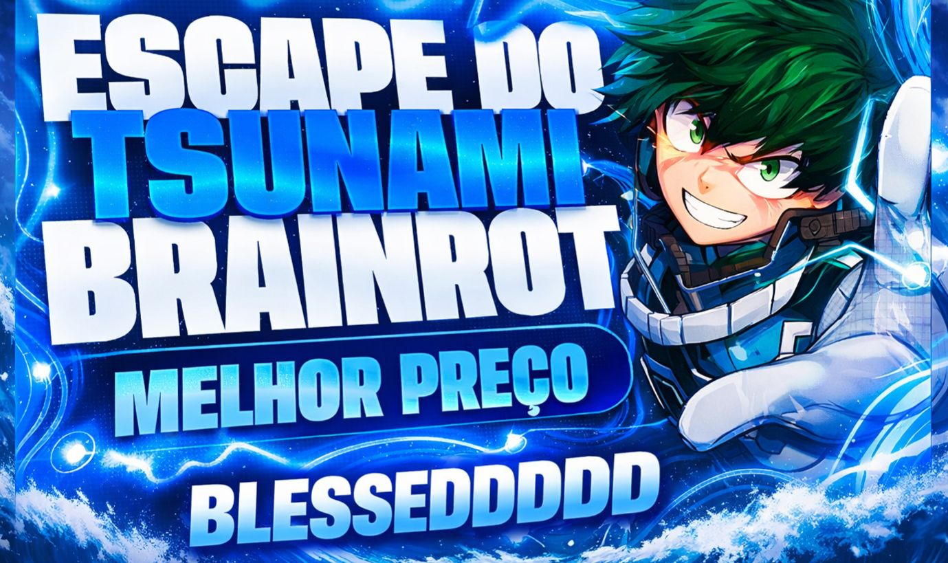 FUJA DO TSUNAMI PARA BRAINROTS/ESCAPE TSUNAMI FOR BRAINROTS
