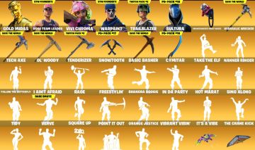 Conta fortnite com 243 skins e muitos emotes exclusivos, vários emotes icon