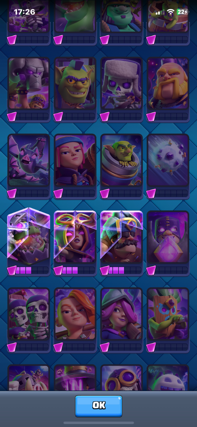CONTA CLASH ROYALE 7200 TROFEUS
