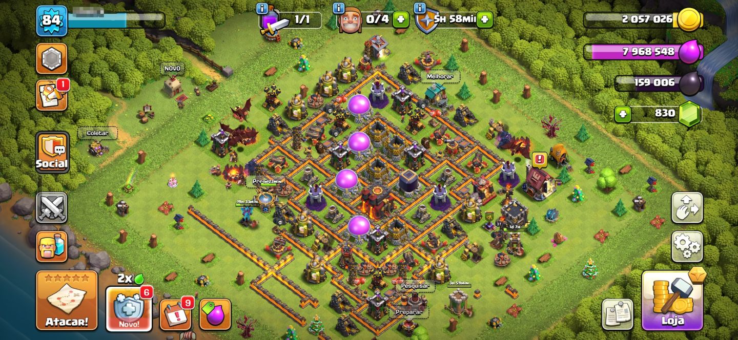 Conta brawl stars upada 28k de trofeus+ conta COC+ conta clash royale