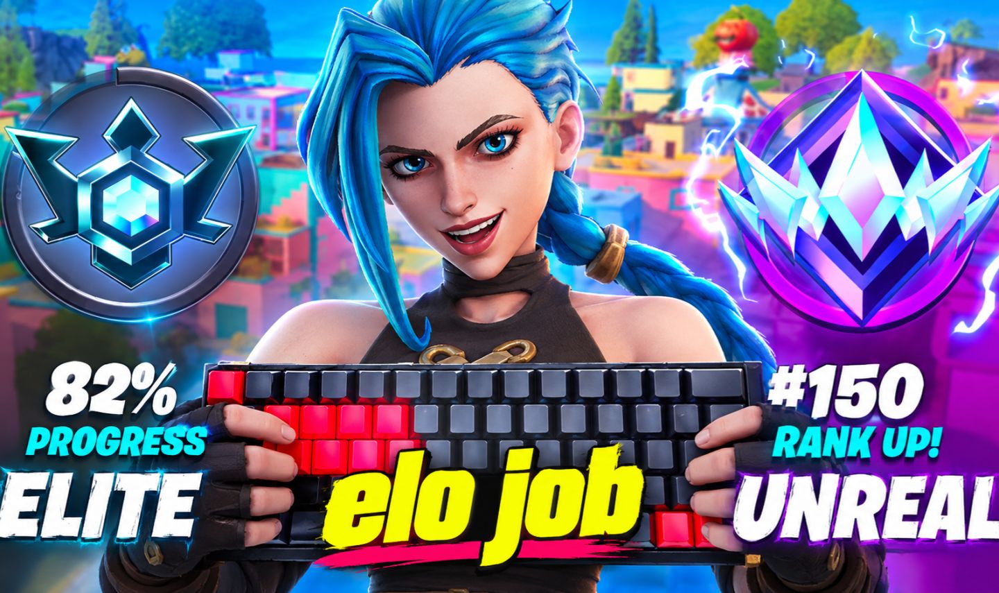 FORTNITE ELOJOB | UP DE CONTA | BOOST RANKED ATÉ SURREAL | DUOJOB