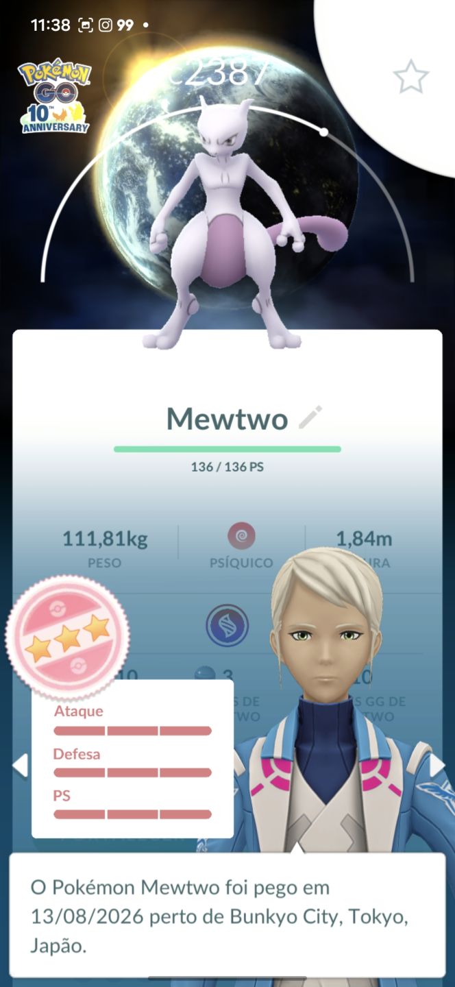 Moltres Shundo Galar + lendários shinys + brilhantes + 100% - Conta Pokemon Go