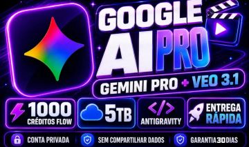 Gemini Pro 30 Dias de Acesso no seu Email com 30 Dias de Garantia