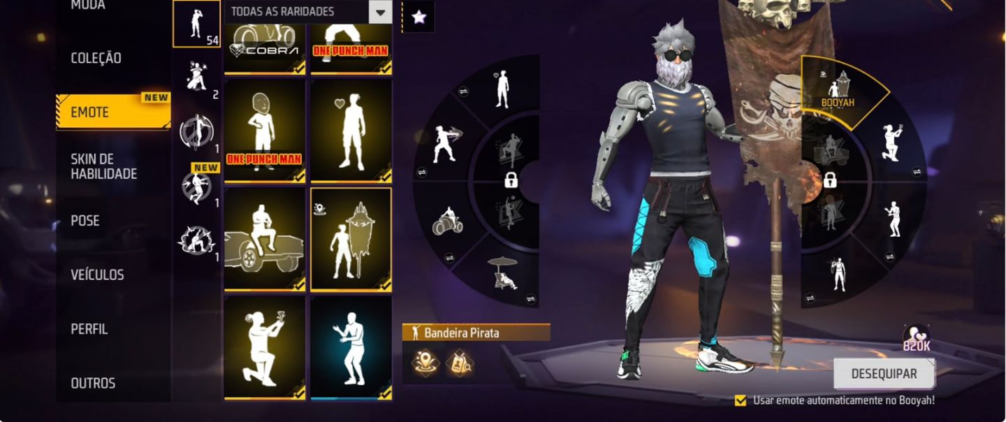 CONTA DE FF PRIME 6 FULL GEMADA MUITO RARA