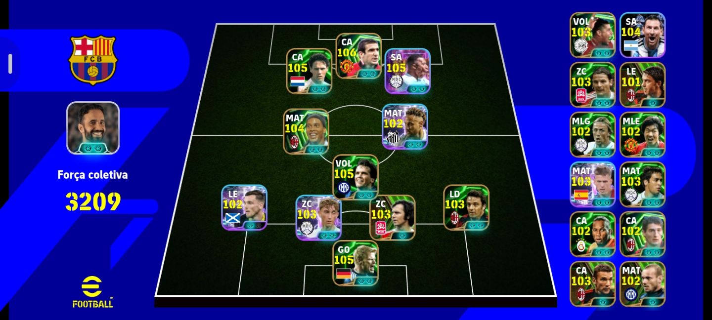 Conta eFootball R10 neymar blits e Mbappe prime