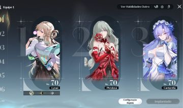 Contas Wuthering Waves Phrolova + Cantarella + Lynae + Mornye UL45