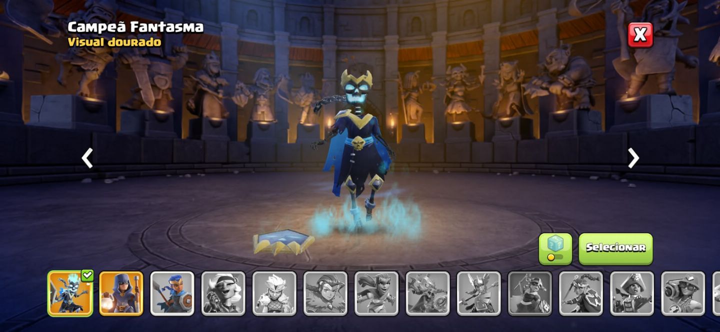 CV 16 CLASH OF CLANS COM VÁRIAS SKINS E MUITO UPADA