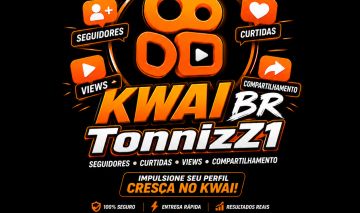 [MELHOR PREÇO DO SITE] KWAI SEGUIDORES BRASILEIROS | CURTIDAS | VIEWS + BRINDE