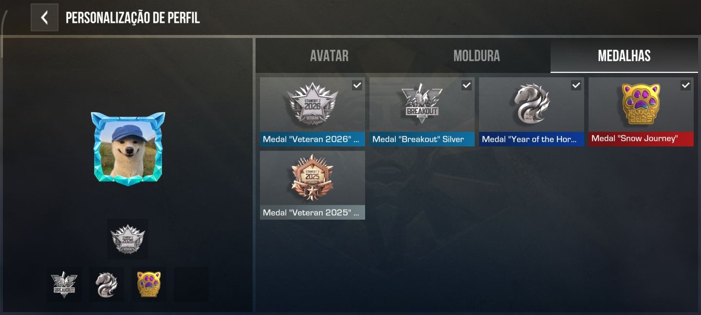 Conta de Standoff 2 com faca, luva, clã e muito mais