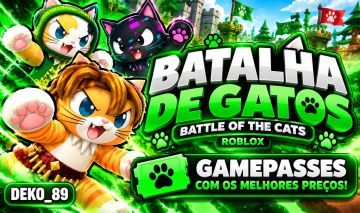 (GAMEPASS) BATALHA DE GATOS - BATTLE OF THE CATS (ROBLOX)