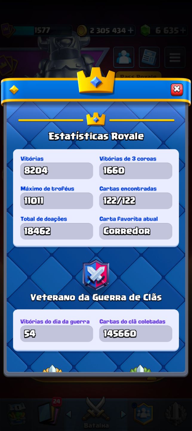 CONTA CLASH ROYALE 10 ANOS (Full Acesso) NEGOCIO- SEM TROCA